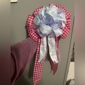 Handmade 3 Ribbon Bow for Wreaths or Decorations